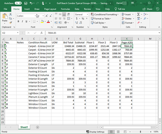 export file list to excel