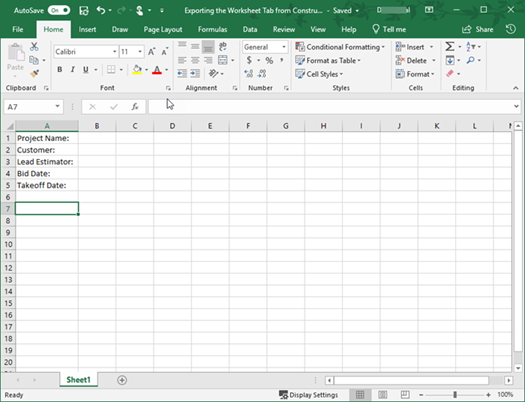 how to export ms project file to excel spreadsheet