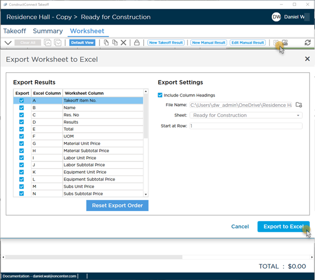 officetime export to excel officetime export to excel